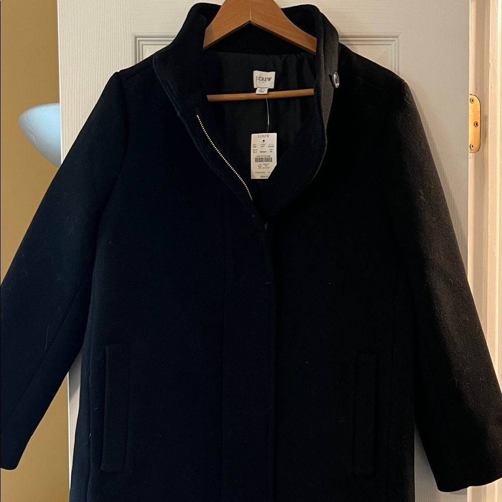 J Crew Pea Coat never worn-ladies
